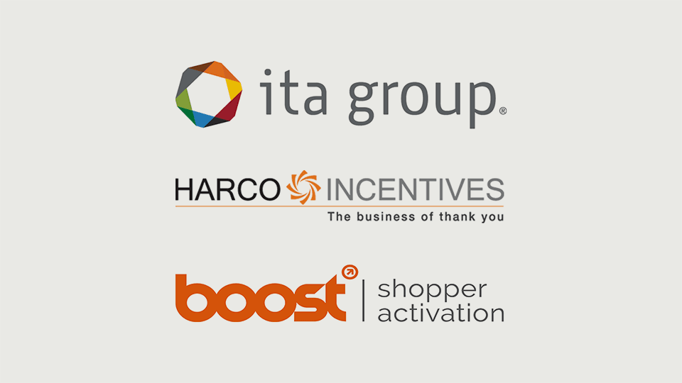 Logo's international resellers: ITA - Boost - Harco.